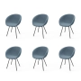 Krzesło KR-501 Ruby Kolory Tkanina Abriamo 13 Boucle Design Italia 2025-2030